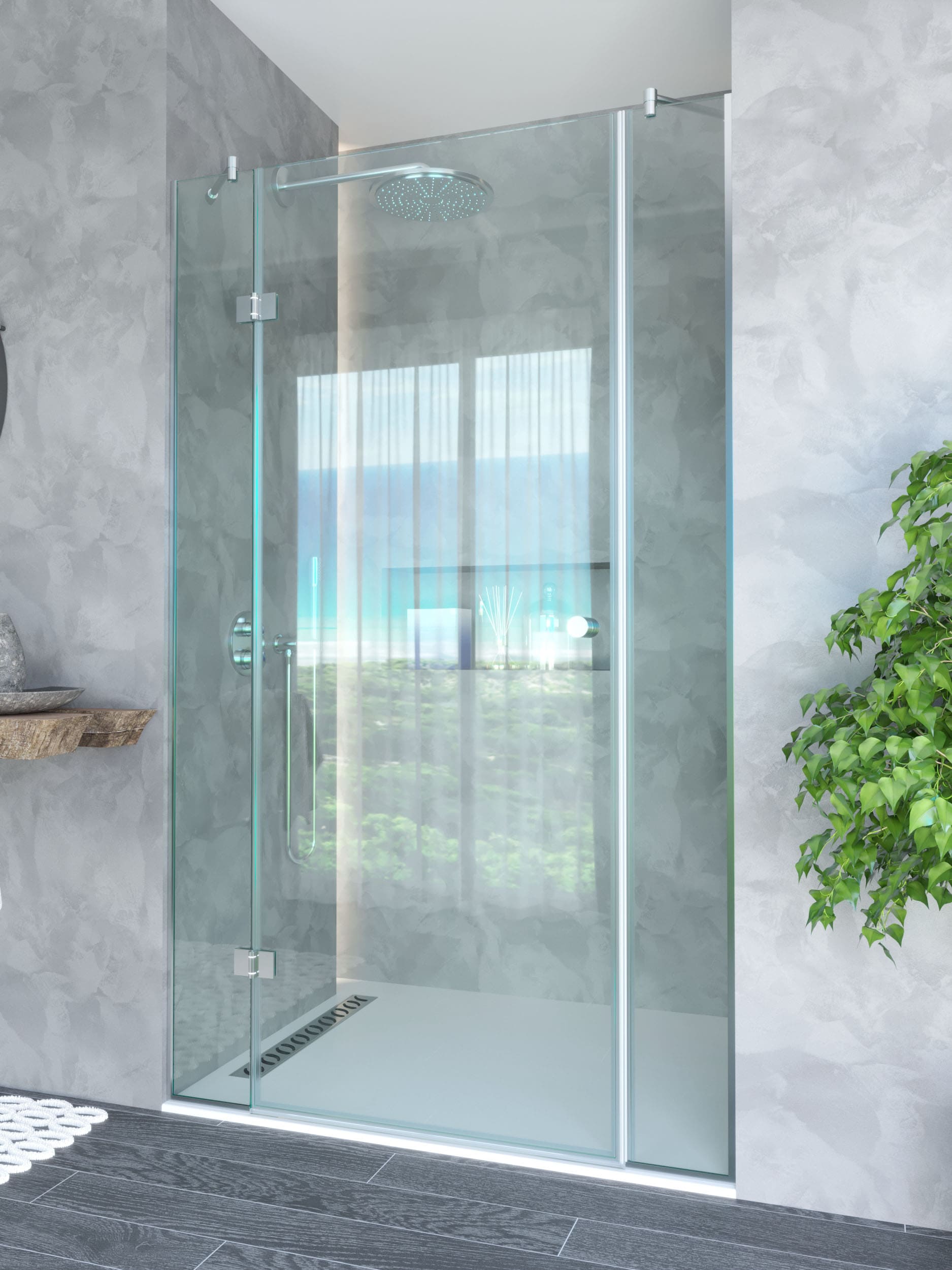 Hinged shower doors Torre